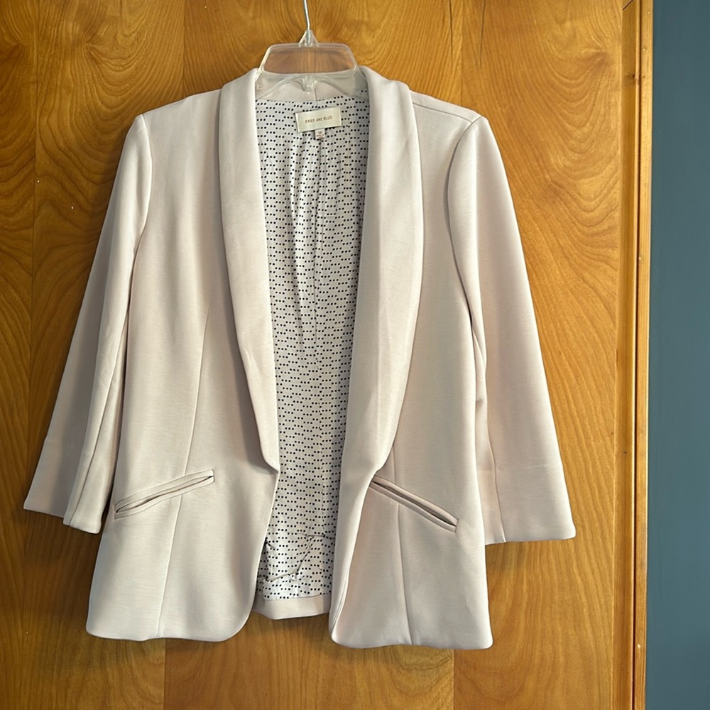 Skies Are Blue Women’s Unconstructed 3/4 Sleeve Jacket, Size M